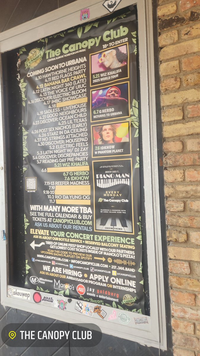 NcrediblyDope15's tweet image. Always first 🤘 #CanopyClub #Urbana #TGOD