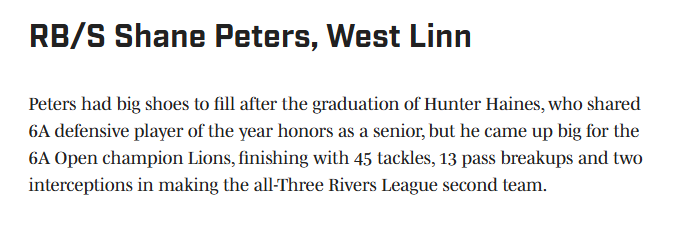Nice blurb on <a href="/shane_peters31/">Shane Peters</a>  from SI.com on Jr.s 2 watch this fall.  Dude can scoot. 🦁