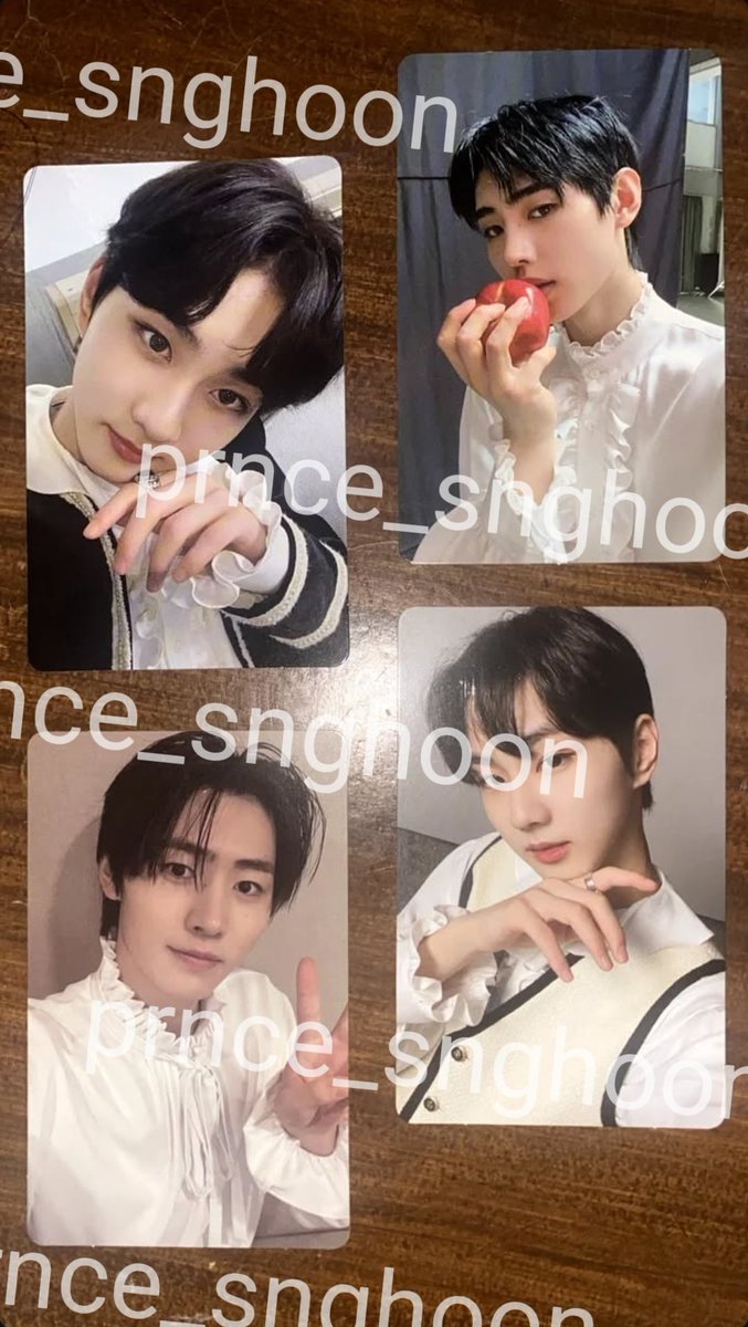 prnce_snghoon's tweet photo. wts lfb ph enhypen photocard pc bdo da

🌸 applehoon - 349
🌸 jw ring black - 295
🌸 jw ring white - 349
🌸 sunghoon sakristan - 295

— TINGI, all prices negotiable ^^

mod: jnt, ggx, sdd or meet up qc area
mop: gcash, maya

bns acc: @nishicarrt — check for proofs https://t.co/GFYAYaRtww