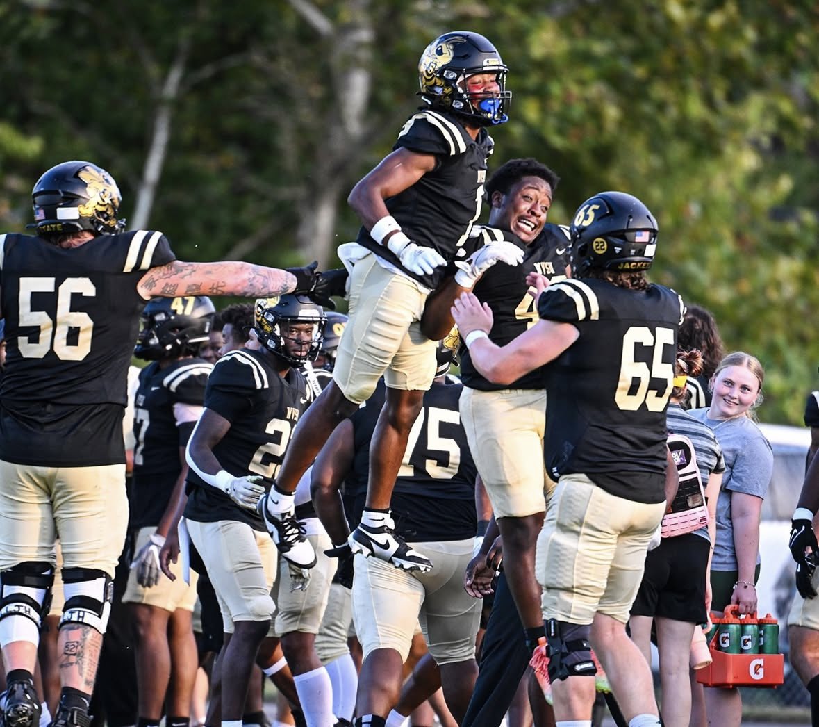 Levi FeeneyChilders (@lfeeneychilders) on Twitter photo #AGTG After a great conversation with <a href="/ThatsCoachWood/">Warren Wood</a> I am truly grateful to receive an offer from <a href="/WvsuFootball/">WVSU Football</a> !
<a href="/TheVilleBolts/">Millville HS Football</a> <a href="/TBoltAthletics/">Dave LaGamba</a> <a href="/CoachSC3/">Coach Shamere Collins</a> <a href="/LeviFeeni/">Coach Levi Feeney</a> #AGTG After a great conversation with <a href="/ThatsCoachWood/">Warren Wood</a> I am truly grateful to receive an offer from <a href="/WvsuFootball/">WVSU Football</a> !
<a href="/TheVilleBolts/">Millville HS Football</a> <a href="/TBoltAthletics/">Dave LaGamba</a> <a href="/CoachSC3/">Coach Shamere Collins</a> <a href="/LeviFeeni/">Coach Levi Feeney</a>