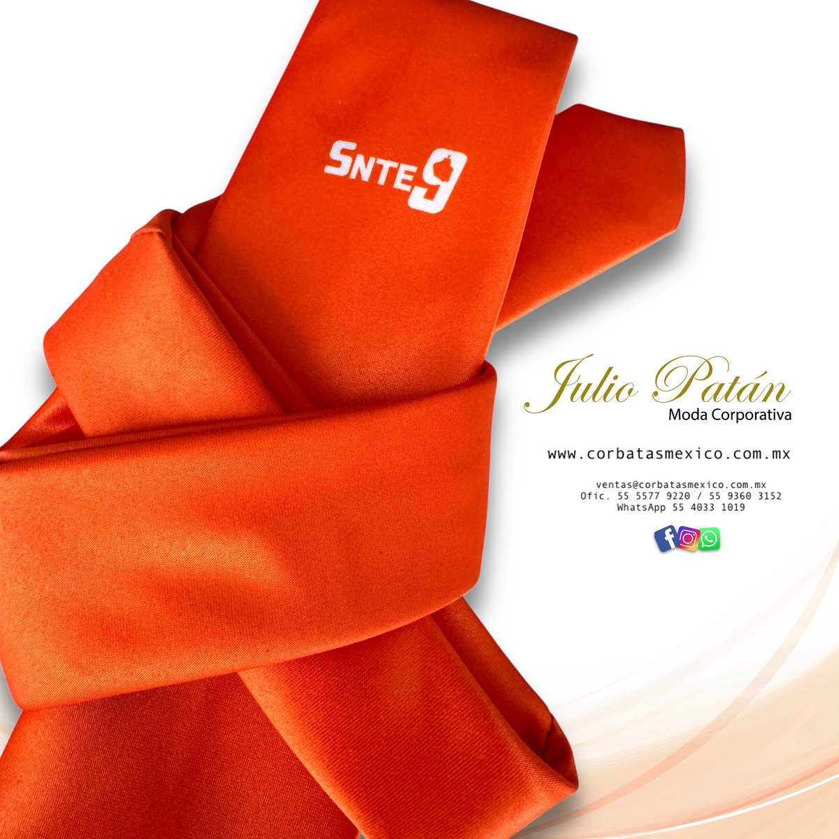 CorbMex's tweet photo. Corbata personalizada para el #SNTE 👔 Necesitas un accesorio como este, nosotros trabajamos desde la idea hasta la prenda ya terminada👩🏻‍💻👨🏻‍💻Escríbenos o llámanosℹ️

#corbatas #JulioPatán #corbatacorporativa #corbatasublimada #corbatapersonalizada #corbataconlogo #corbatacondiseño https://t.co/KIaE0IK8t3