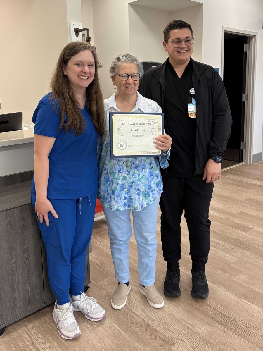 🎉 Celebrating Strength and Hope 🎉
This week, Tara Stewart completed her immunotherapy journey! 💪 She marked this powerful milestone surrounded by love and support, including her daughter by her side every step of the way.

Congratulations, Tara. You inspire us all! 💜