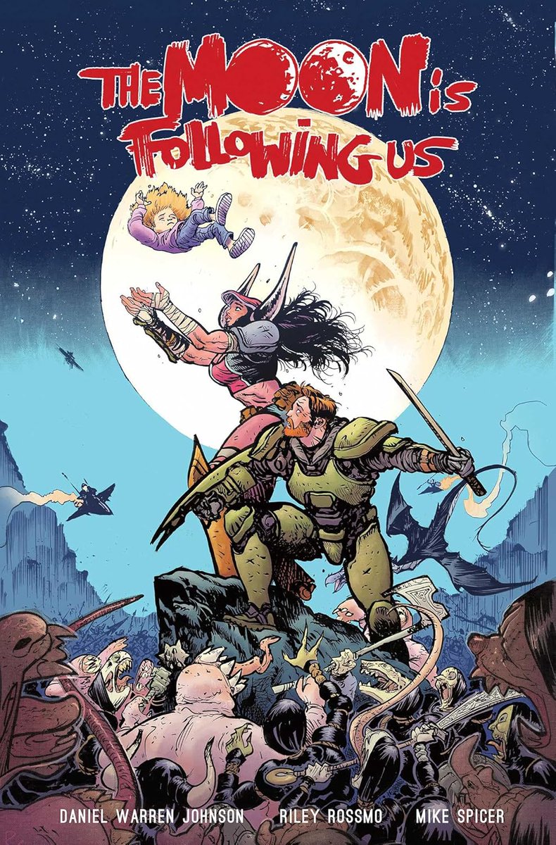 Toronto Comic Book Club (@tocomicbookclub) on Twitter photo Join us in-person this Tuesday, May 27th at 8:30pm ET at Snakes & Lattes College (489 College St, Toronto, ON), to discuss THE MOON IS FOLLOWING US VOL. 1 created by <a href="/danielwarrenart/">Daniel Warren Johnson</a>, Riley Rossmo, & Mike Spicer.
Please RSVP to the event on our Discord only if you're attending. Join us in-person this Tuesday, May 27th at 8:30pm ET at Snakes & Lattes College (489 College St, Toronto, ON), to discuss THE MOON IS FOLLOWING US VOL. 1 created by <a href="/danielwarrenart/">Daniel Warren Johnson</a>, Riley Rossmo, & Mike Spicer.
Please RSVP to the event on our Discord only if you're attending.