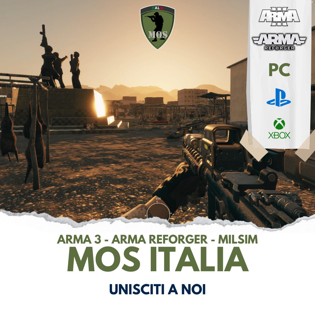 mos_italia's tweet photo. Questo non è più il gioco di prima.
Tutto quello che vedi è stato creato dalla community.
E ora... anche su PS5.
Custom loadout. Modelli avanzati. Nuove regole d’ingaggio.
🔥 E questo è solo l’inizio.
#MODPS5 #MOSItalia #ArmaReforger #PS5Simulation #GuerraDigitale #ConsoleMods https://t.co/OVXdFU2PFc