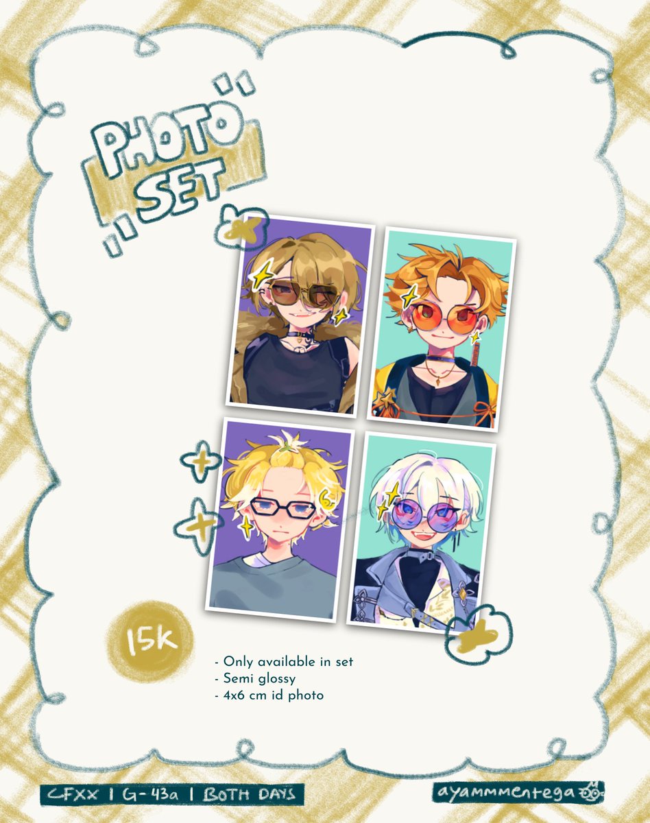 HAIHAIII!!! here's my final catalog for #CFXX all items in this catalog will available OTS OKIII!!

come visit our table at G-43a and we'll be tabling on both days, see you at CFXX soonge!! 🙋‍♀️

🌈 nijisanji en