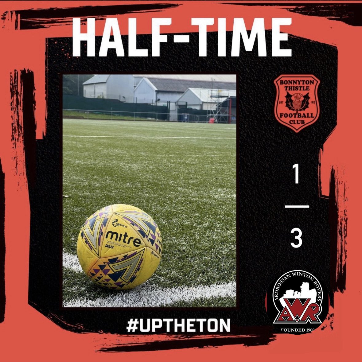 Trailing at the break