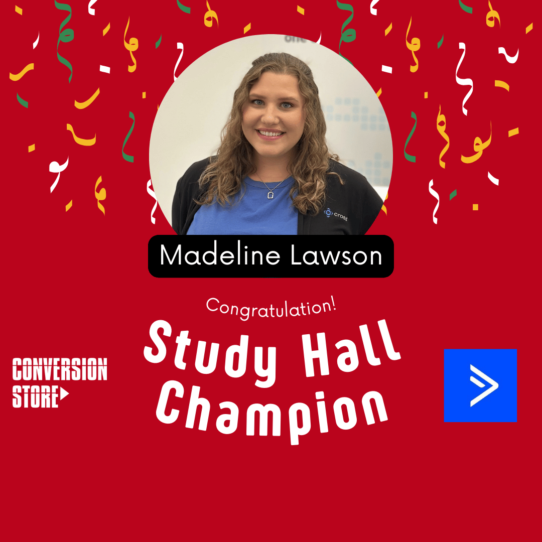 ConversionStore's tweet image. Congratulations to Madeline Lawson at Cross Company on  her big win as the @ActiveCampaign Study Hall Champion at last week&apos;s training here in Charlotte! Madeline had only been working in the platform for only 3 months when she took the training. Congrats Madeline!
#CharlotteNC