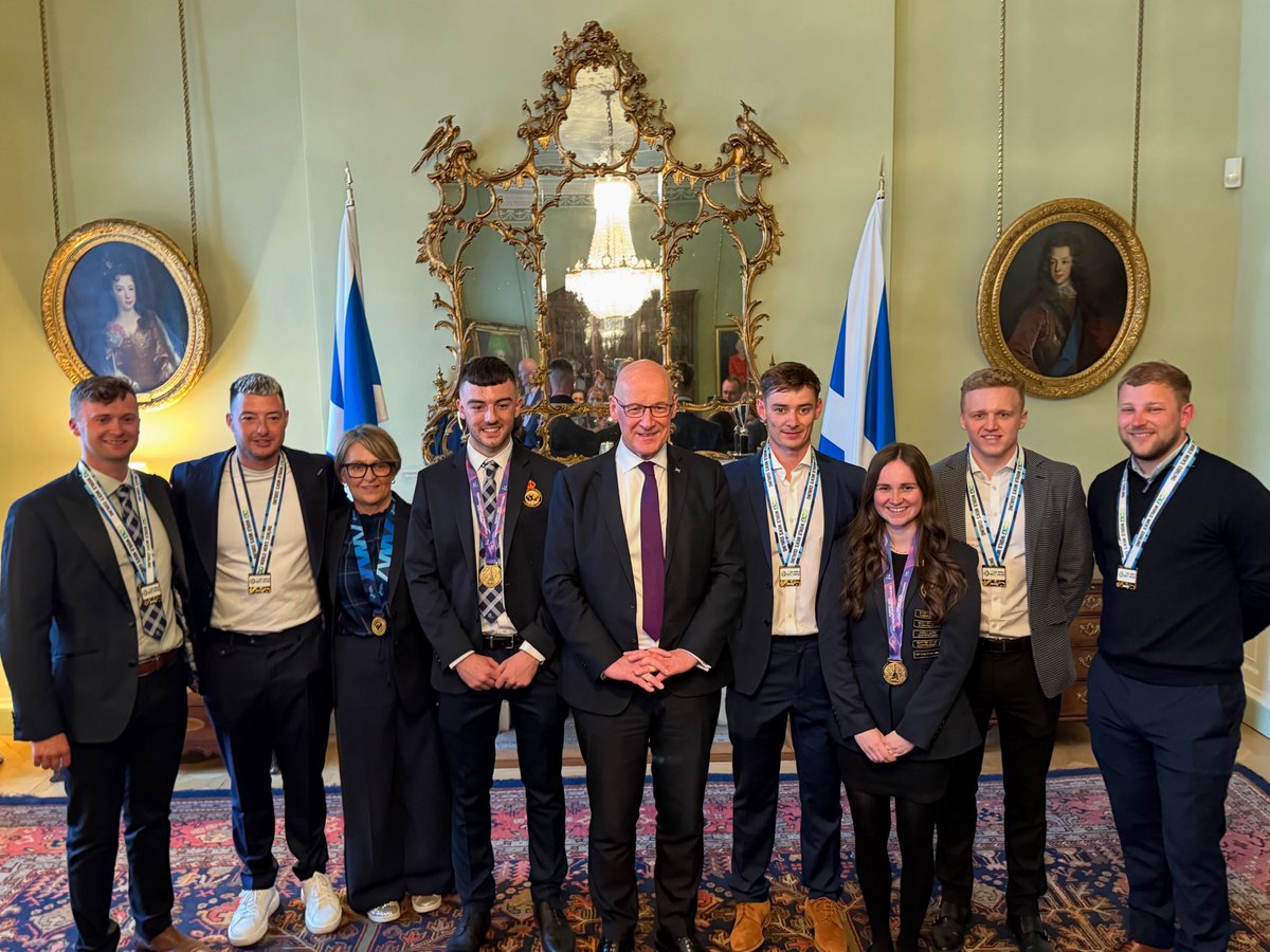 A golden season, a historic moment.

Huge congratulations to Team Mouat on being honoured at Bute House by First Minister John Swinney following their World Championship victory and record-breaking Grand Slam season.