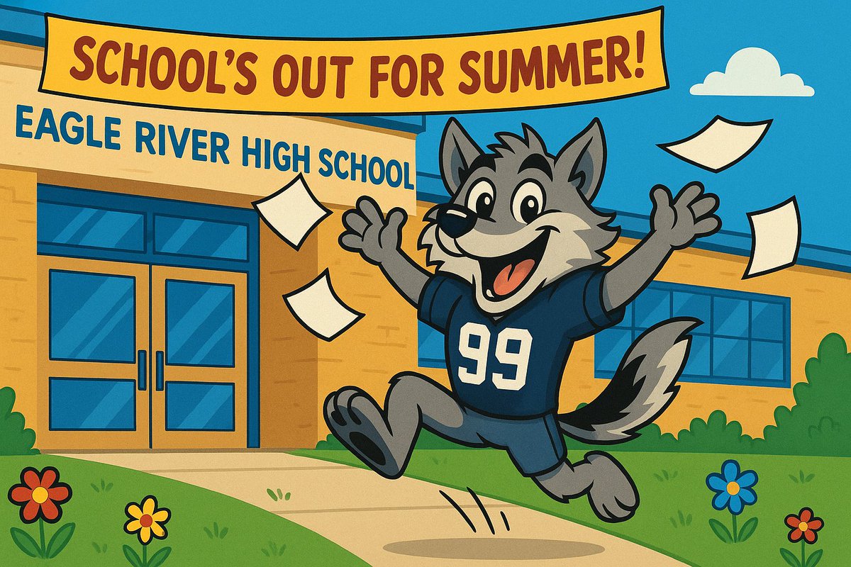 ERHSWolvesFB's tweet image. School’s out, Wolves! Have a fun and safe summer — you’ve earned it!

But don’t forget: winners are made in the offseason. Stay active, stay sharp, and come back ready to hunt.

#WolvesFootball #StayReady #DayOffDayLost