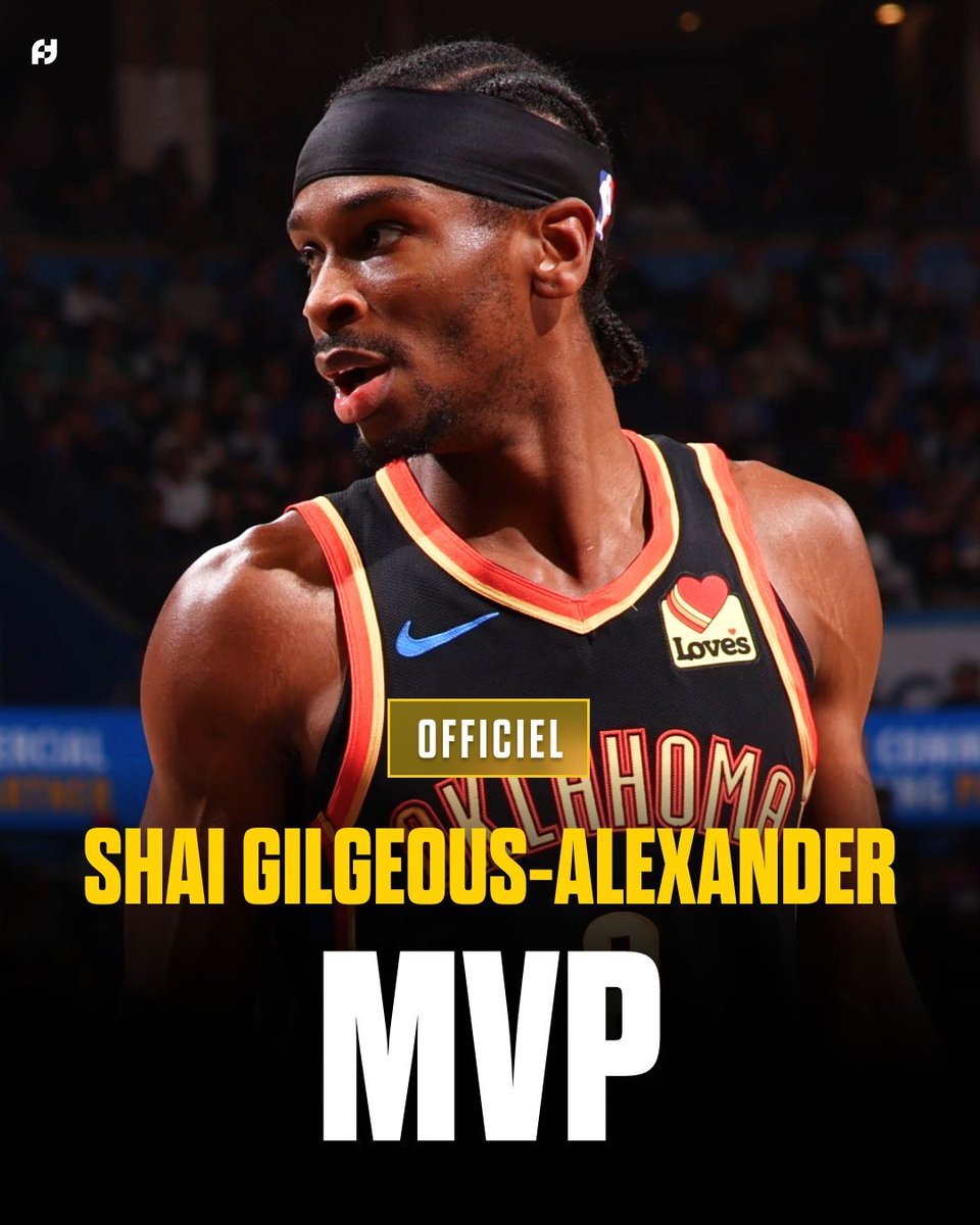 SHAI GILGEOUS-ALEXANDER A ÉTÉ ÉLU MVP NBA DE LA SAISON 2024/2025 ! 🌟🏆

📄 <a href="/ShamsCharania/">Shams Charania</a> / ESPN
