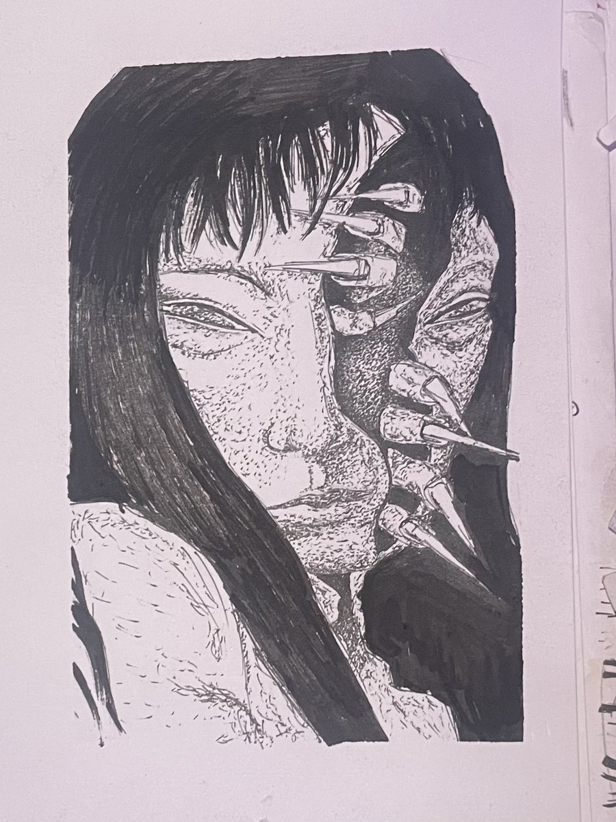 frey4sart's tweet photo. [The Lobotomy ~ 23.11.24] 
#traditionalart #goreart #horrorart #darkart #ArtistOnX #artistsontwitter https://t.co/3dUxkFtuLs