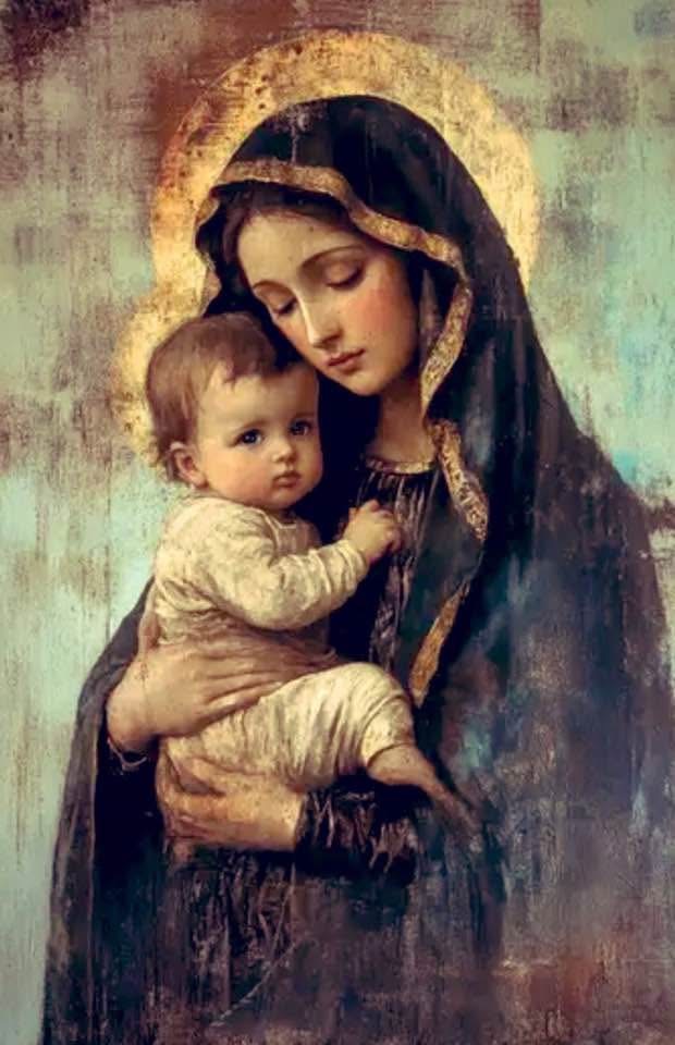 Blessed Mother, we need your maternal prayers and protection. Amen.