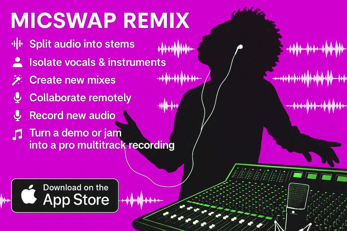 MicSwap: Mic Modeler & Recording App (MultiTrack) tweet media