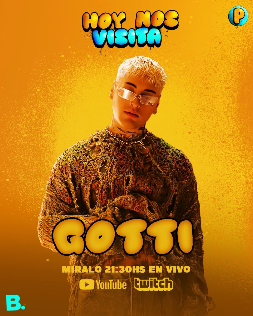 ESTAS AVISADO… 
21:30hs por Twitch &amp; YouTube por @bieistreaming