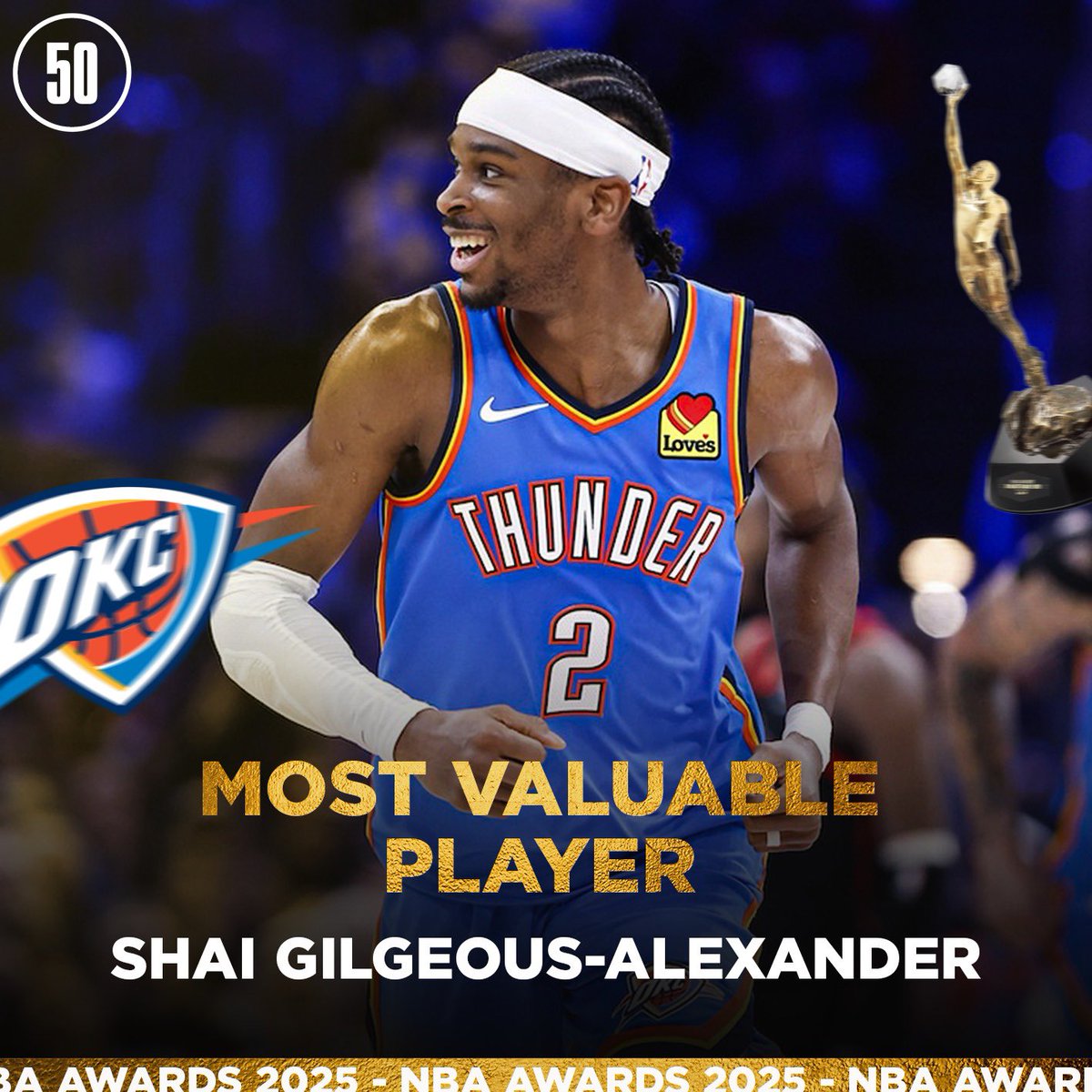 50 Nuances ๐บ๐ธ๐ (@50nuancesdenba) on Twitter photo ๐จ CโEST OFFICIEL : SHAI GILGEOUS-ALEXANDER EST รLU MVP DE LA SAISON NBA 2024/25 !!! ๐๐
๐๏ธ - <a href="/ShamsCharania/">Shams Charania</a> ๐จ CโEST OFFICIEL : SHAI GILGEOUS-ALEXANDER EST รLU MVP DE LA SAISON NBA 2024/25 !!! ๐๐
๐๏ธ - <a href="/ShamsCharania/">Shams Charania</a>