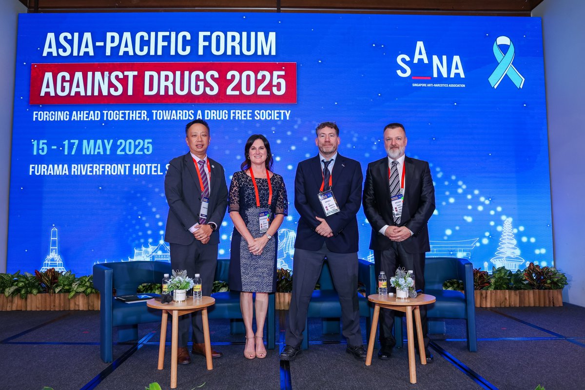 DrugFreeAmerica's tweet image. Honored for our Executive Director represent Drug Free America Foundation & @WFAD_info at #APFAD2025. She delivered the keynote, joined a panel on resilient communities, delivered training session with prevention expert Matej Kosir & discussed global drug policy with key leaders!