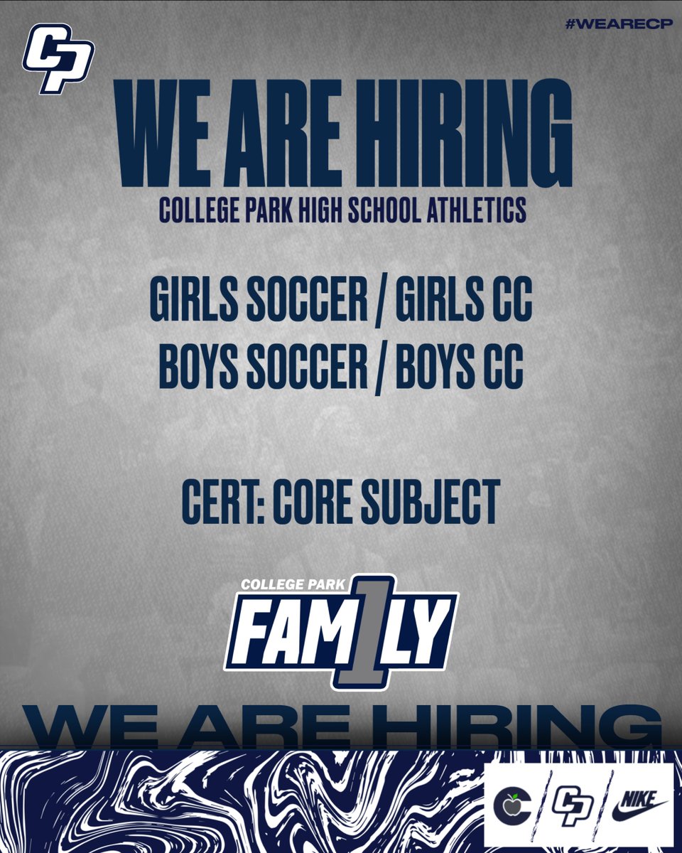 Kyle Coats (@coach_coats) on Twitter photo WE ARE CP! AND WE ARE HIRING!
Interested candidates please email your resumes to me at kcoats@conroeisd.net
Valid Certification in Math, English, Science or History is required!
#WeAreCP #FAM1LY WE ARE CP! AND WE ARE HIRING!
Interested candidates please email your resumes to me at kcoats@conroeisd.net
Valid Certification in Math, English, Science or History is required!
#WeAreCP #FAM1LY