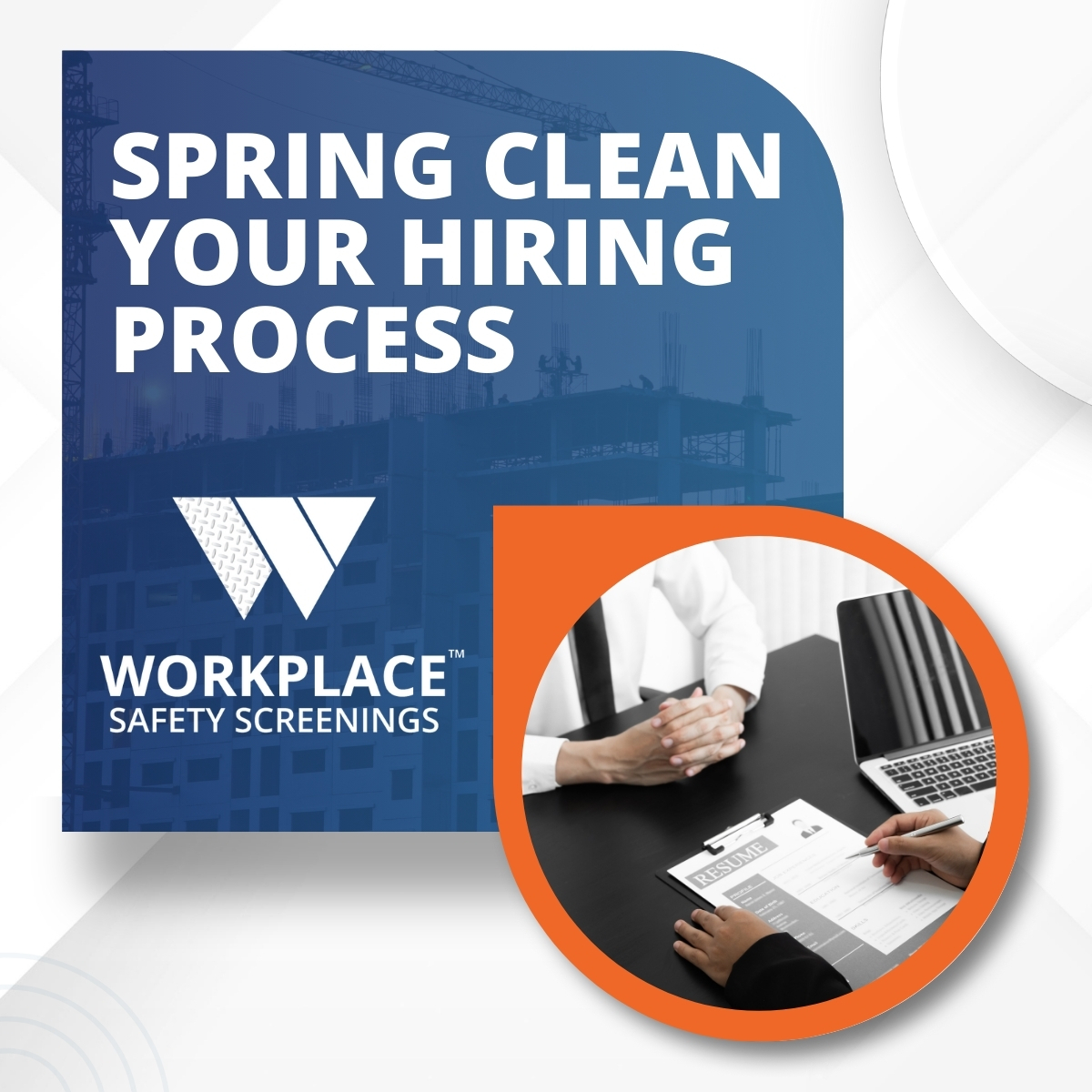 SafetyScreening's tweet photo. Hiring shouldn’t be a gamble. 🌱 Spring is a great time to review your screening protocols, tighten compliance, and clean out hiring risks. Trust Workplace Safety Screenings for reliable, fast, and compliant employee screening. #WorkplaceSafety #HiringBestPractices https://t.co/aDewvhYKdP