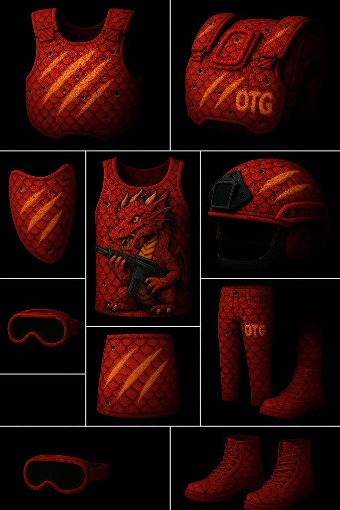 julnovex's tweet photo. 👀This Fictional🎽Skin Is For @playoffthegrid 
(🐉RUBY DRAGON SET🔴)
@GunzillaGames @avax @GamingOnAvax #offthegrid #AVAX #Julnovex #nft #NFTCollection
#NFTCommunity #NFTCulture #OTG #Crypto #otg #NFTGaming #NFTAirdrop #Web3 #Web3D #Web3Grind #Web3Community https://t.co/tybYSEVwxS