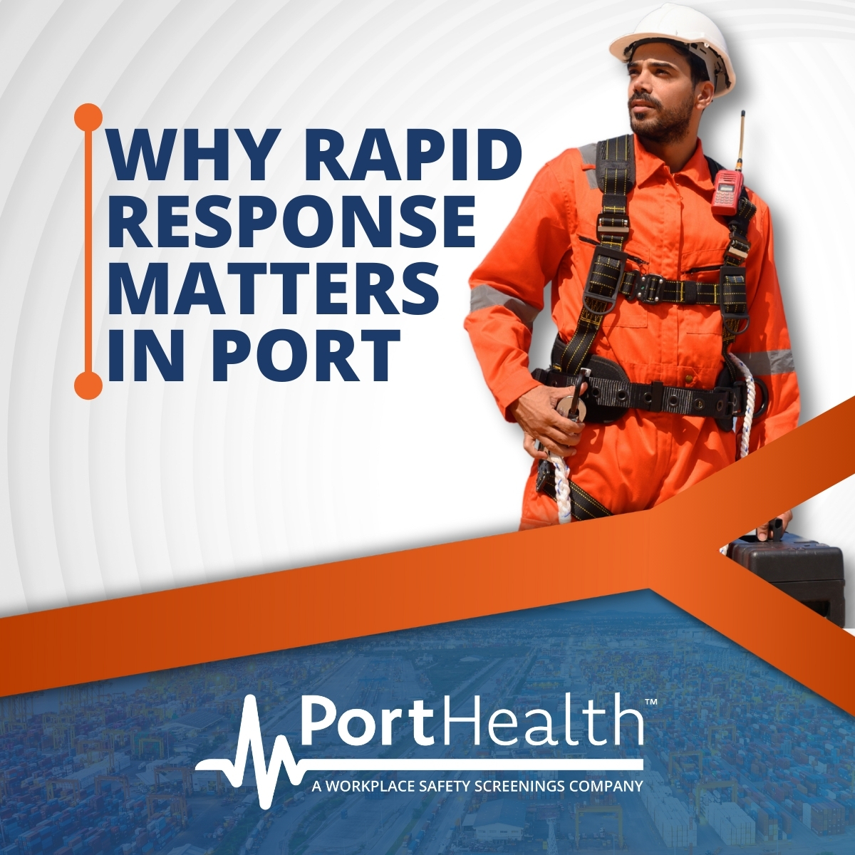 PortHealthUSA's tweet photo. In the port, time = money. ⚓️ Port Health provides rapid response medical care directly onboard to reduce delays and keep your vessel moving. Onboard exams, fit-for-duty checks &amp; more, when and where you need them. #MaritimeMedicine #PortHealth https://t.co/xQhITu9WaN
