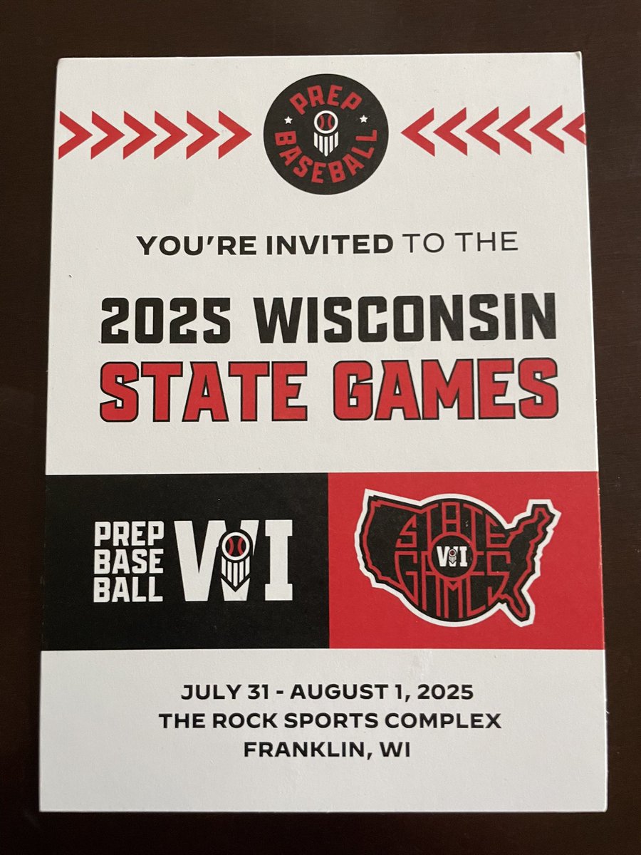 Tate Hagen (@tatehagen1) on Twitter photo Thank you <a href="/PrepBaseballWI/">Prep Baseball Wisconsin</a> for the invite. Looking forward to participating in the 2025 Wisconsin State Games!
<a href="/Typeccioli/">Ty Peccioli, CSCS</a> | <a href="/MidwestHalos/">Midwest Halos</a> Thank you <a href="/PrepBaseballWI/">Prep Baseball Wisconsin</a> for the invite. Looking forward to participating in the 2025 Wisconsin State Games!
<a href="/Typeccioli/">Ty Peccioli, CSCS</a> | <a href="/MidwestHalos/">Midwest Halos</a>