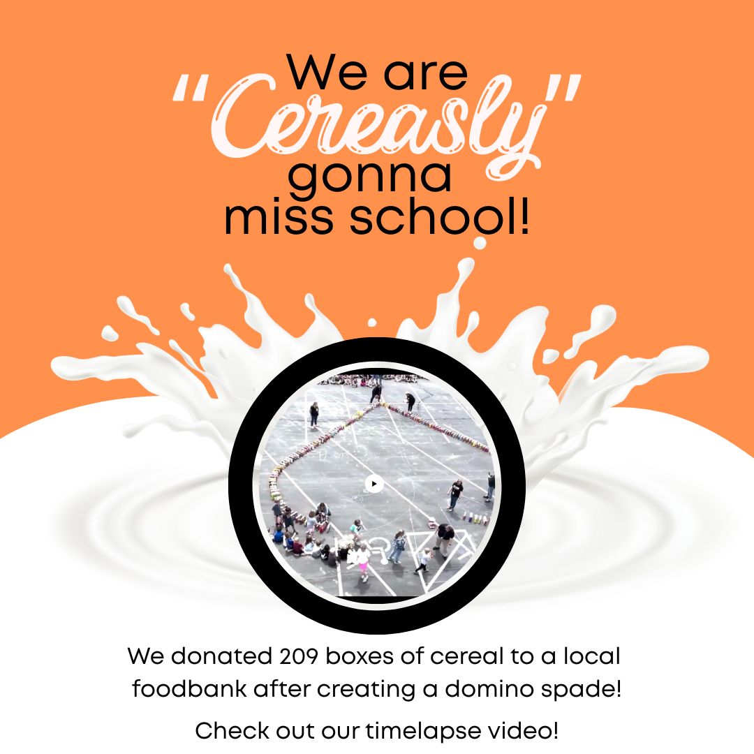 Amanda-Clearcreek Primary students recently donated over 200 boxes of cereal to a local foodbank!  Check out the timelapse video of the domino spade they created with the cereal boxes before donating!  At ACP, we WORK HARD &amp; PLAY HARD!  You...
primary.amanda.k12.oh.us/news-events/~b…