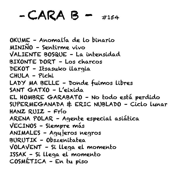 Todo listo para que disfrutes de nuevo
Ya disponible el podcast de esta semana

🅱️ mozoiloirratia.eus/shows/cara-b/

Suenan: #Okume #Miniño #Chula <a href="/bixontedort/">Bixonte Dort</a> <a href="/Dekotmusic/">Dekot</a> <a href="/SantGatxo/">Sant Gatxo</a> <a href="/HanzRuiz_/">Hanz Ruiz</a> <a href="/BurutikT/">Burutik</a> <a href="/issakmusic68/">Isaac Sánchez</a> y más

#CaraB en directo 👉🏼 los miércoles 🕗 en mozoiloirratia.eus