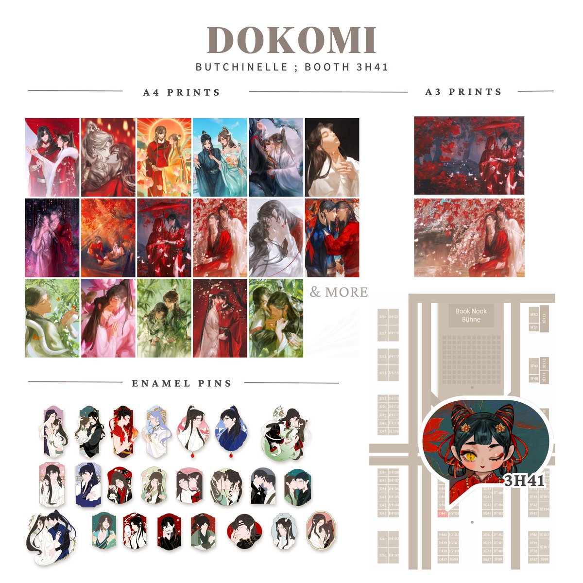 butchinelle's tweet image. ✨Dokomi catalogue✨
Here is my catalogue for this year ! Reservation for pickup is now live on butchinelle(.)com
