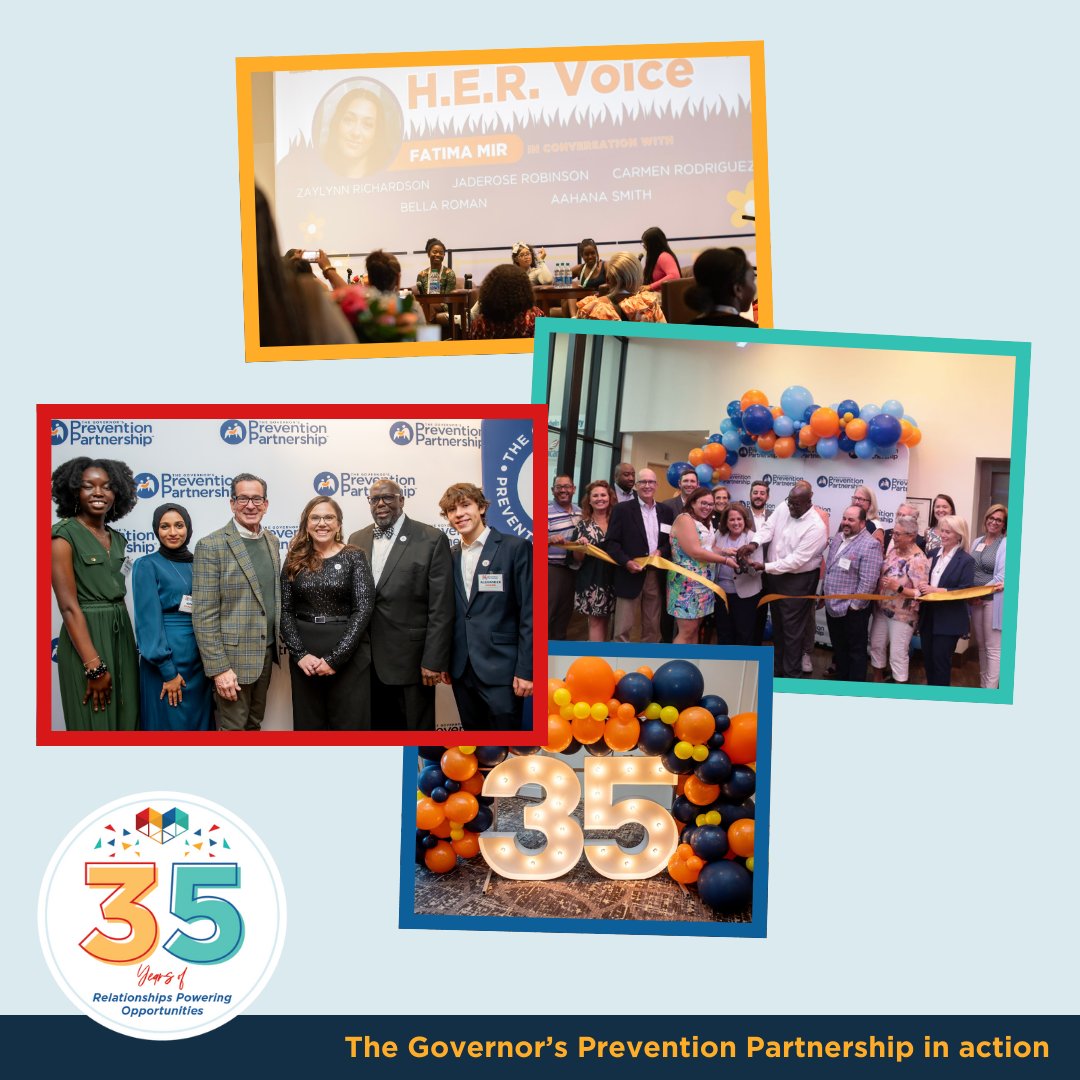 MENTOR (@mentornational) on Twitter photo For #MENTOR35, we celebrate <a href="/PreventionNews/">The Governor's Prevention Partnership</a>’, a vital part of our family since 1997.
Their work in CT prevents underage drinking through mentoring while empowering youth via Youth Advisory Boards, the Future Prevention Leaders Conf, & the state’s 1st mentor-mentee portal. 👏 For #MENTOR35, we celebrate <a href="/PreventionNews/">The Governor's Prevention Partnership</a>’, a vital part of our family since 1997.
Their work in CT prevents underage drinking through mentoring while empowering youth via Youth Advisory Boards, the Future Prevention Leaders Conf, & the state’s 1st mentor-mentee portal. 👏