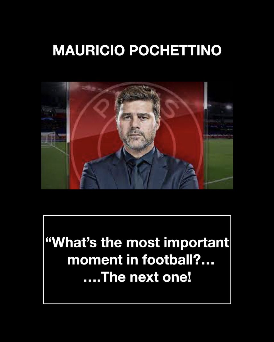 Paul McGuinness (@paulmcg8) on Twitter photo Love this Pochettino quote the best teams are always alive to react to the next moment absorbed in trying to win - they also anticipate the next moment always a step ahead - the best don’t go down at the slightest touch & stay down hoping for the referee to decide the next moment Love this Pochettino quote the best teams are always alive to react to the next moment absorbed in trying to win - they also anticipate the next moment always a step ahead - the best don’t go down at the slightest touch & stay down hoping for the referee to decide the next moment
