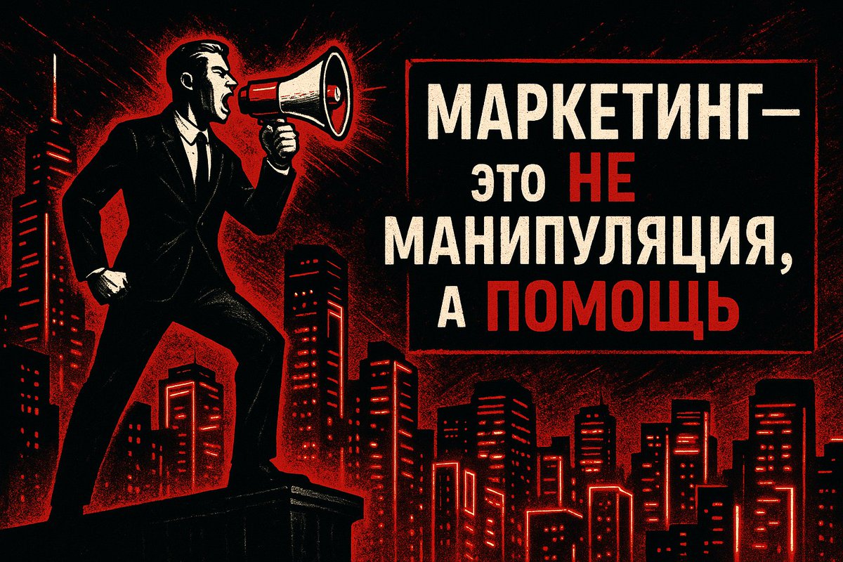 TruePathMind's tweet photo. Маркетинг — это не манипуляция, а помощь.
Если ты думаешь, что маркетинг — это обман, значит, ты просто не умеешь делать его правильно.
Настоящий маркетинг помогает клиенту найти то, что ему действительно нужно.
#маркетинг #бизнес #стратегия #реклама #сервис https://t.co/Q5e2WwxVG8
