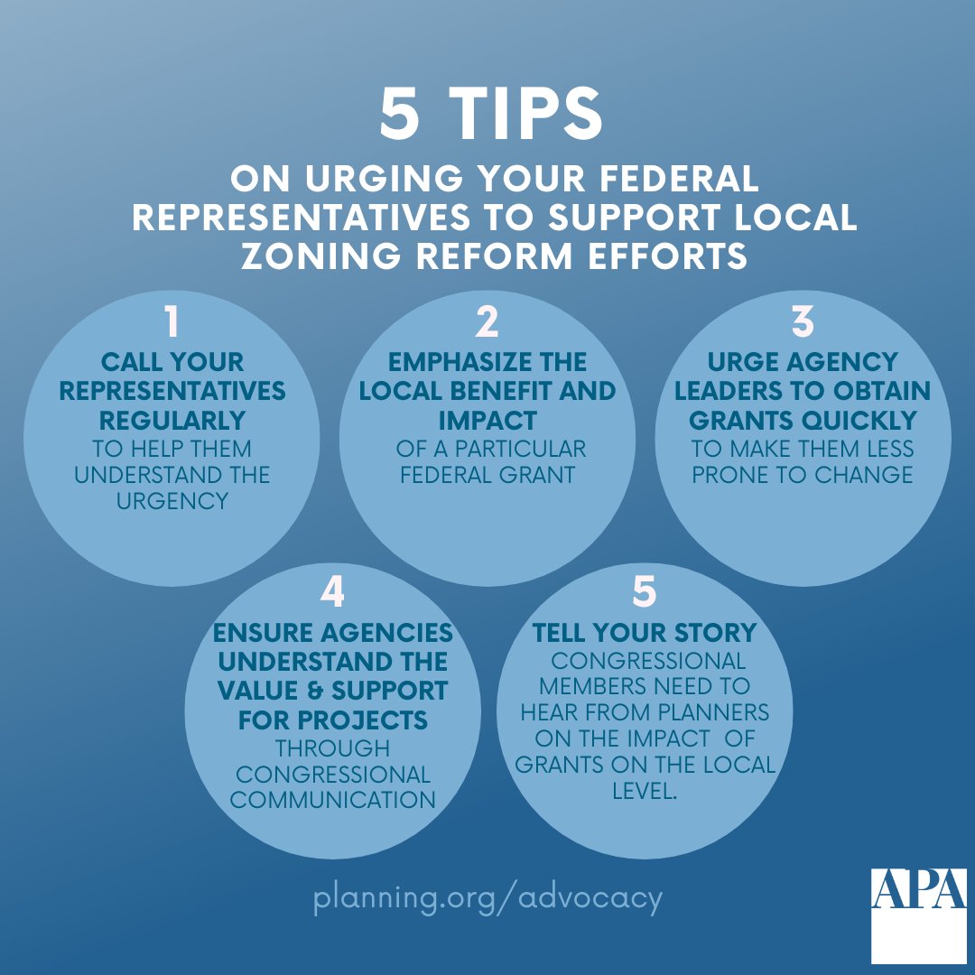 Federal grants used by planners are being reviewed for compliance with new Executive Orders and guidance. Here are ways to engage with your congressional delegation to ensure protection of planning funds. plnn.org/41YaxCd