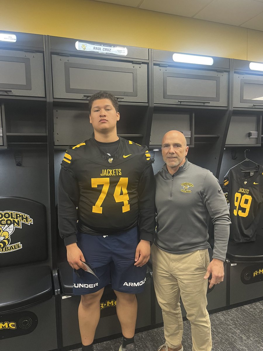 Raul Cruz-Palma (@raulcruzpalma74) on Twitter photo Had a great junior day down at Randolph Macon. Thanks to <a href="/RMCfootball/">π₯ππ‘ππ’ππ£π-π πππ’π‘ ππ’π’π§ππππ</a> for the invite.
<a href="/RVHSFOOTBALL1/">Riversideramsfb1</a> <a href="/eporter823/">Coach Porter</a> <a href="/CoachTaeVA/">CoachTae</a> <a href="/CoachMcGeeRMC/">Nick McGee</a> Had a great junior day down at Randolph Macon. Thanks to <a href="/RMCfootball/">π₯ππ‘ππ’ππ£π-π πππ’π‘ ππ’π’π§ππππ</a> for the invite.
<a href="/RVHSFOOTBALL1/">Riversideramsfb1</a> <a href="/eporter823/">Coach Porter</a> <a href="/CoachTaeVA/">CoachTae</a> <a href="/CoachMcGeeRMC/">Nick McGee</a>