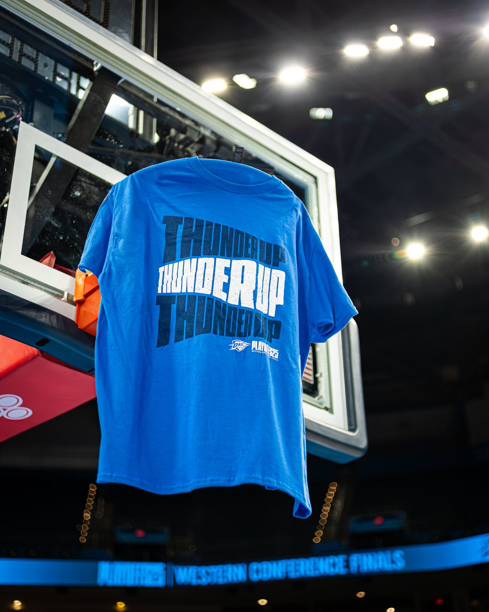 Y'all know the drill...

WCF Game 2 shirts from <a href="/OUHealth/">OU Health</a> are in the building 🏠