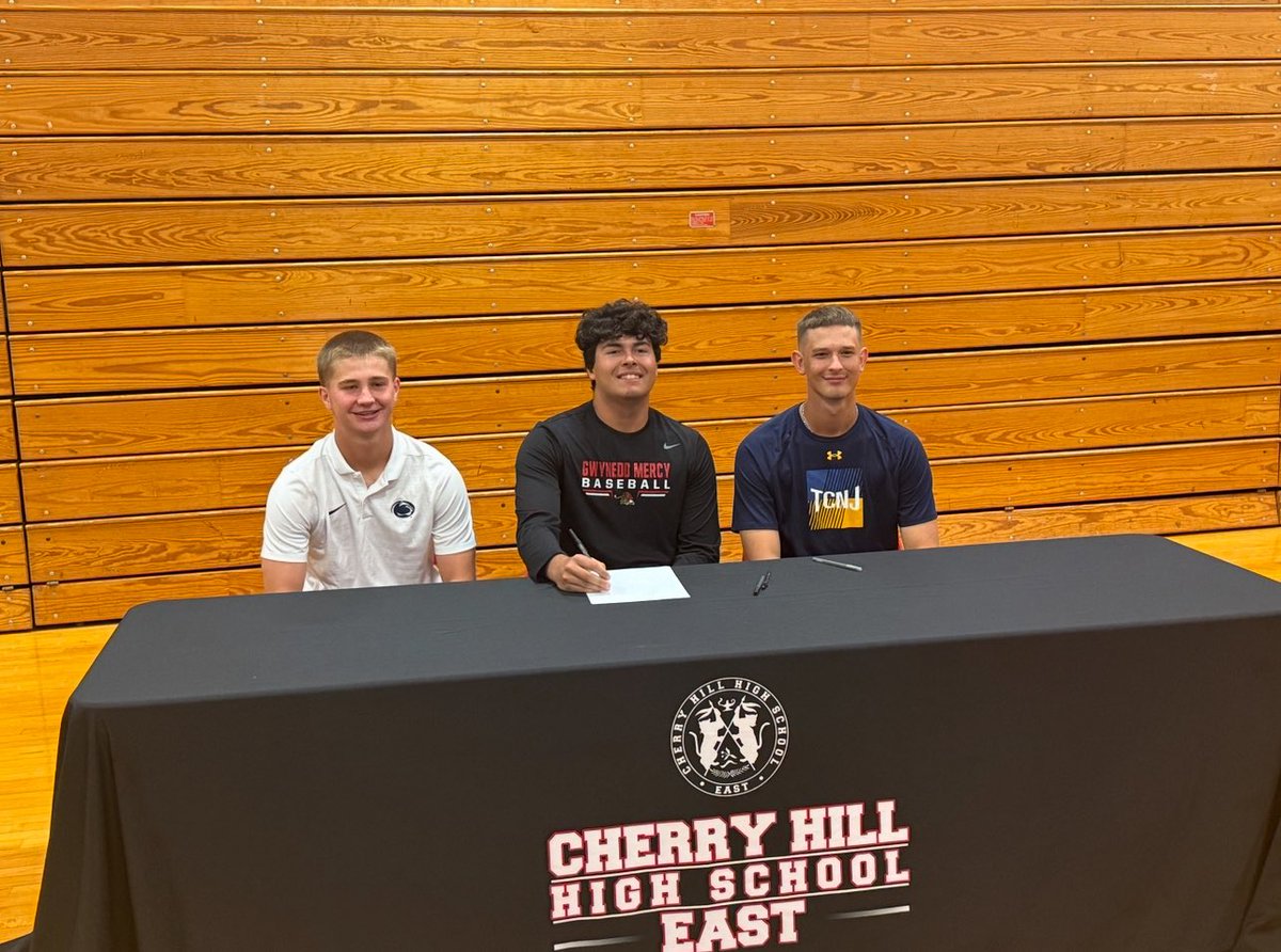 ChEastBaseball's tweet image. ⚾️ 2025 College Signing Day ⚾️

Congratulations to our guys: 

 - Zachary Salsbery (Penn State Abington)
- Austin Hanni (TCNJ)
- Tristan Perry (Gwynedd Mercy) 

As well as their families for all of their hard work, commitment, and dedication in reaching this milestone moment!!