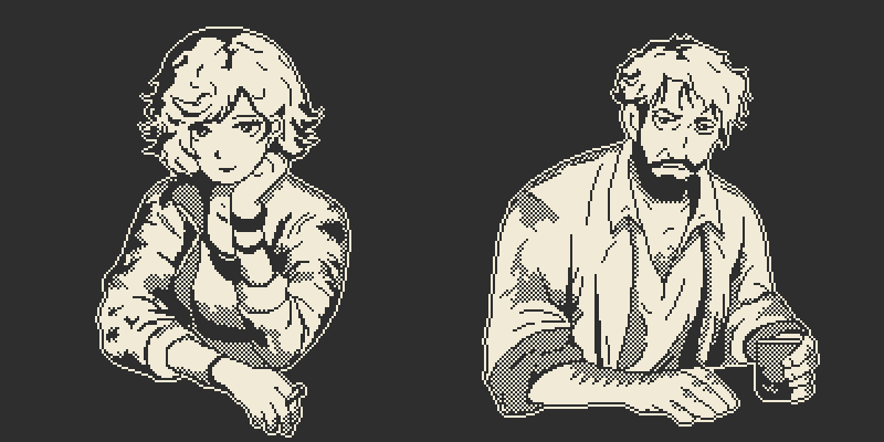 sonoJeco's tweet photo. The ramen isn’t ready. But they’re already here.
Meet Eve &amp; Viktor — the first voices at the counter.

New devlog:
https://t.co/V3LDvQAgj4 https://t.co/bQYmhqacNf