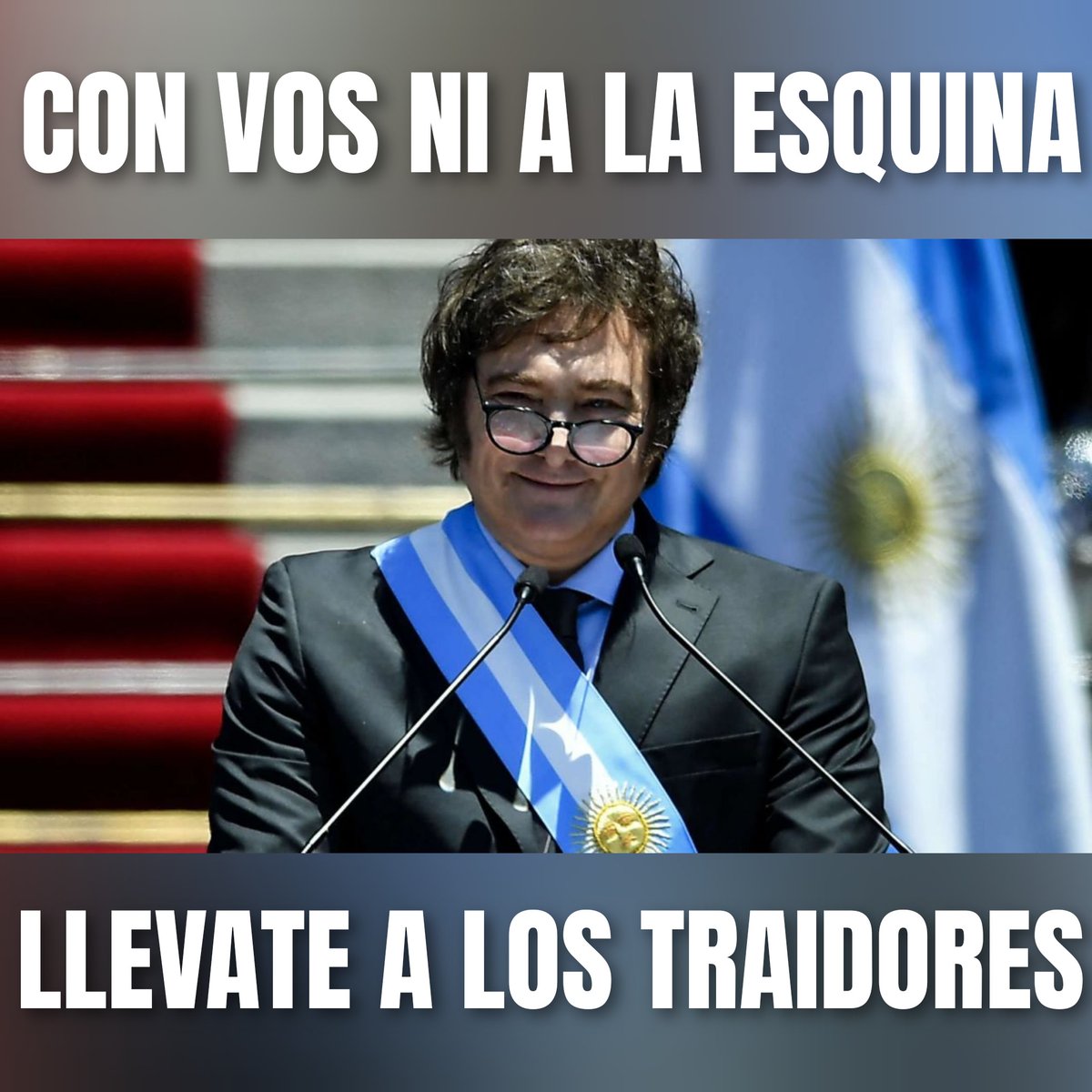 Se lleva la mierd@, no los votos!!
<a href="/cristianritondo/">Cristian Ritondo</a> <a href="/diegosantilli/">Diego Santilli</a> cuánto aportan? Ni que me lo pida <a href="/mauriciomacri/">Mauricio Macri</a> voto lla+pjk+pro.
Anulo voto o me quedo en casa, no voy a ser cómplice de un desquiciado, una oscura tarotista y un falopero que comandan una secta.