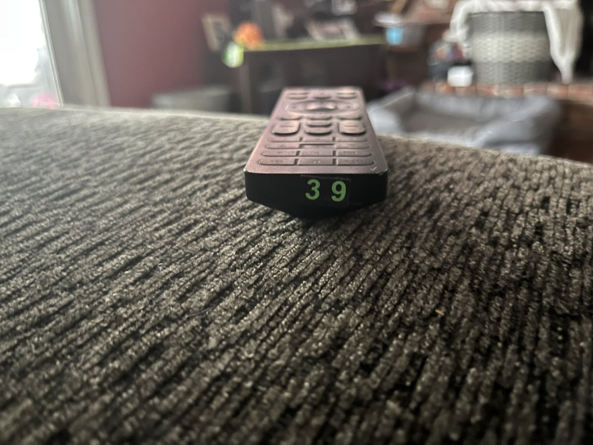 This is my remote…it wants to see playoff hockey soon!!!  Hopefully the Flyers new coach #22 can make it happen