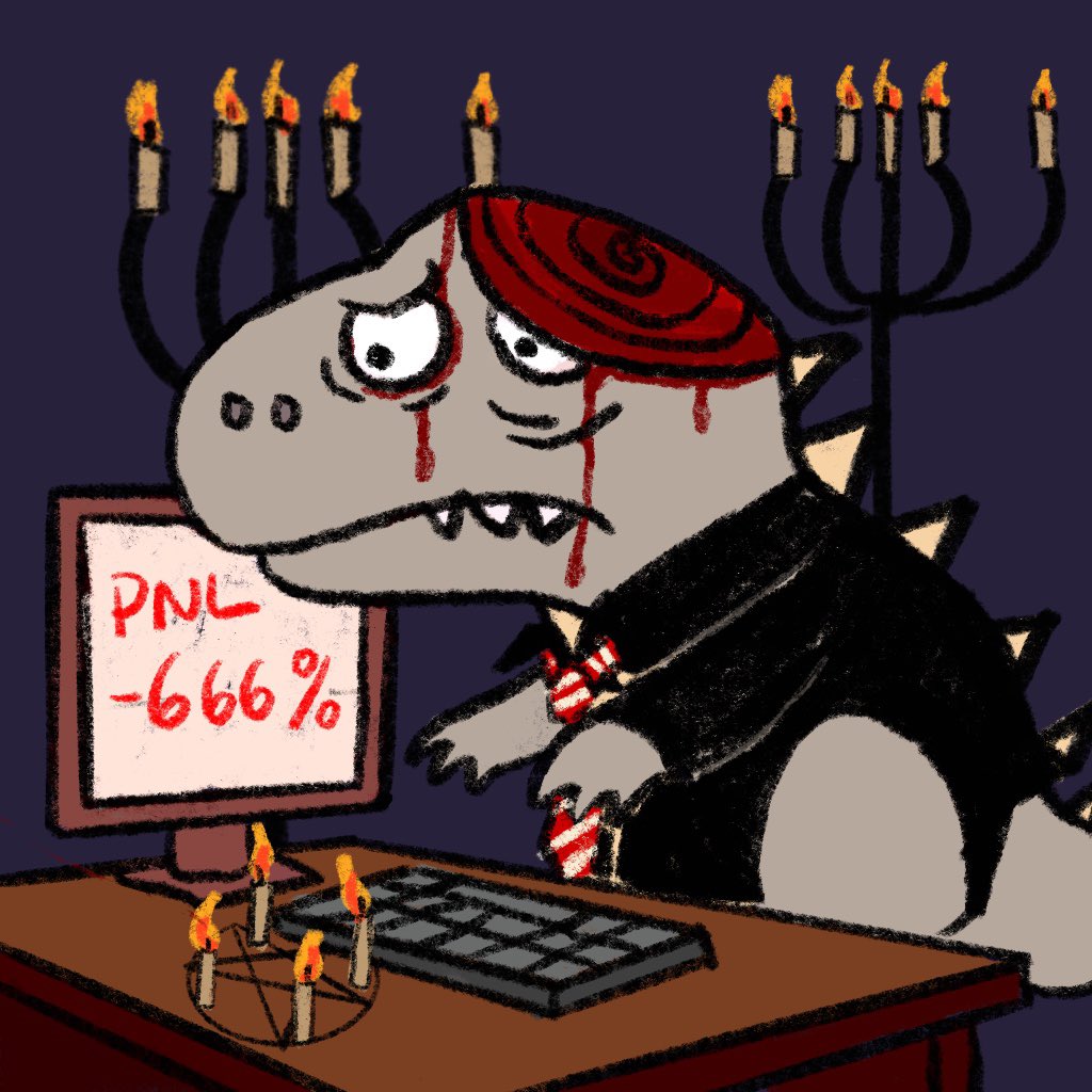 TraderRexxx's tweet photo. Welcome early TinyHands! 🦖
3 custom Rexes
All haunted by their own cursed entries.
And that’s just 3 out of 10…
The remaining 7 are still trapped in wallet purgatory.
Who’s gonna join next?
Guess the owner
or the liquidation spirit visits you tonight !
#GetRexd #Tinyhands https://t.co/E5uQgBJWeC