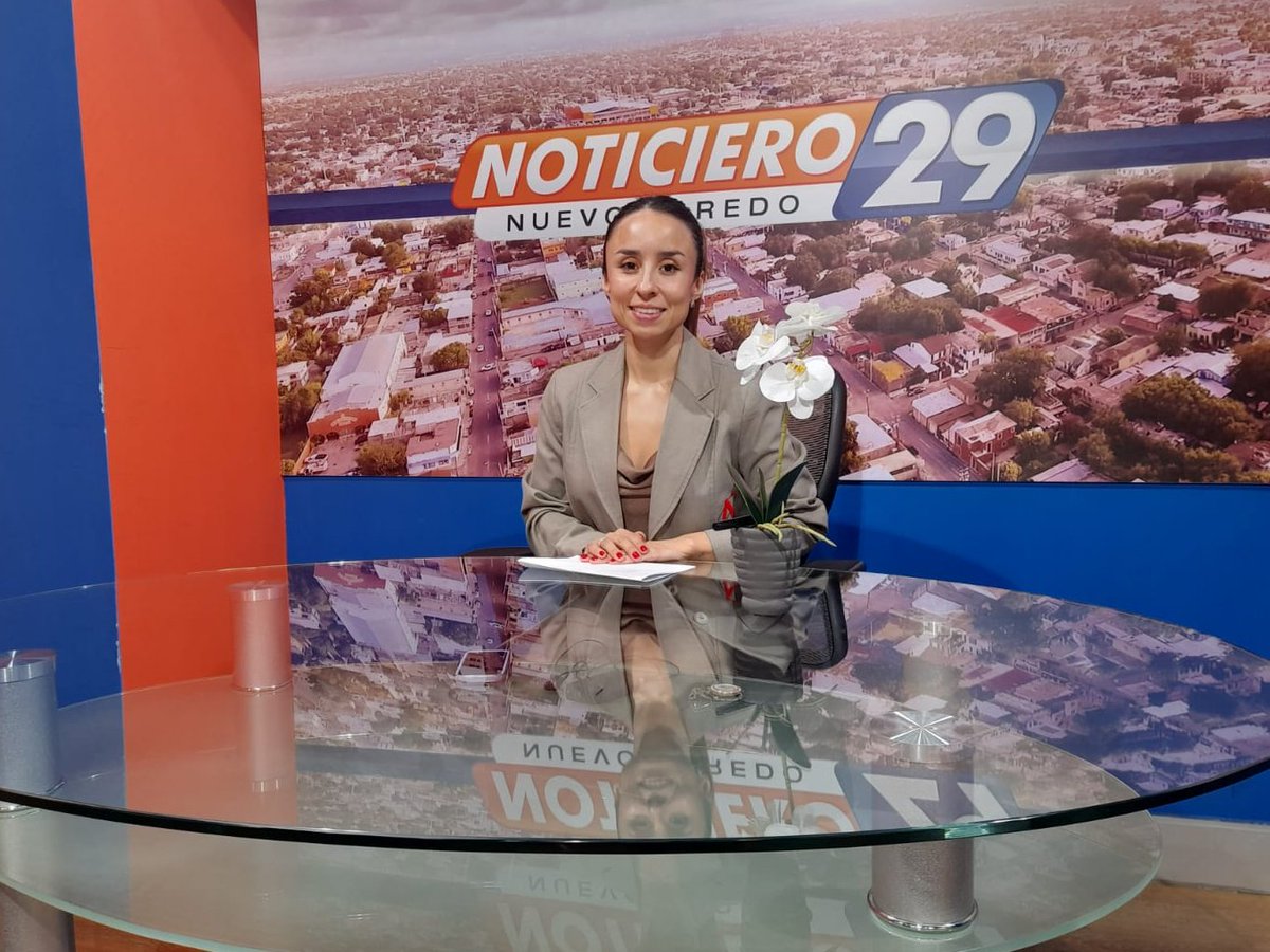 Canal29deAC's tweet photo. 🔴📺Ya estamos al aire, en #Noticiero29,
con lo mejor de la información local, nacional e
internacional.📰

Conducido por la Lic. Ingrid Silva.
#NuevoLaredo 
#Canal29 https://t.co/igVncqTs1J