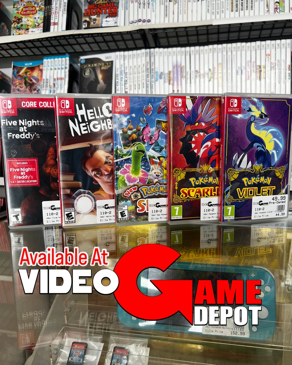 VGDAk's tweet photo. Got some great #NintendoSwitch games available now!
🎮
Can’t make it to our store? Order online 24/7 at https://t.co/stWkAuygc8 we ship worldwide!
🕹️
Game On!
#VideoGameDepot
👾
#VGDhasitall #GameStore #VGD #VGDAK @NintendoAmerica https://t.co/H7hJAZpvDK