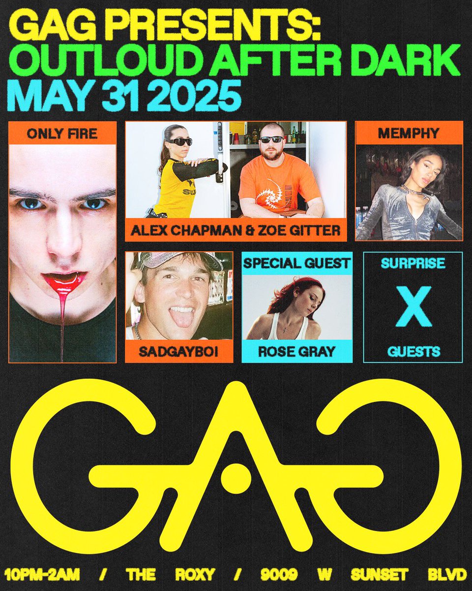 gagged to play this afterparty in la