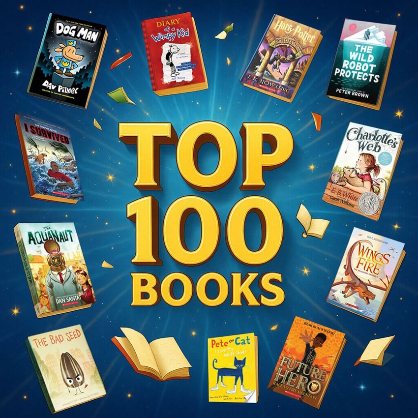 Finding the perfect book is now easier! 
Introducing Book Taco’s Top 100 Books, a brand-new feature in your Teacher Dashboard. This dynamic list is ranked by a smart algorithm that blends student picks, and teacher recommendations Check it out! 
 app.booktaco.com/top-100-books