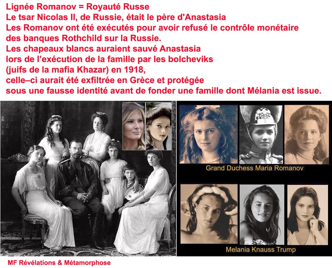 MagLiber3's tweet image. #Romanov 💥
Qui pilotait #Lenine ?

L'assassinat de la famille impériale russe #Romanov s'est produit lors de son exil à Ekaterinbourg dans la nuit du 16 au 17 juillet 1918, sur les ordres de #Lénine

Qui etait derrière réellement derrière la Révolution Bolchevique et Vladimir
