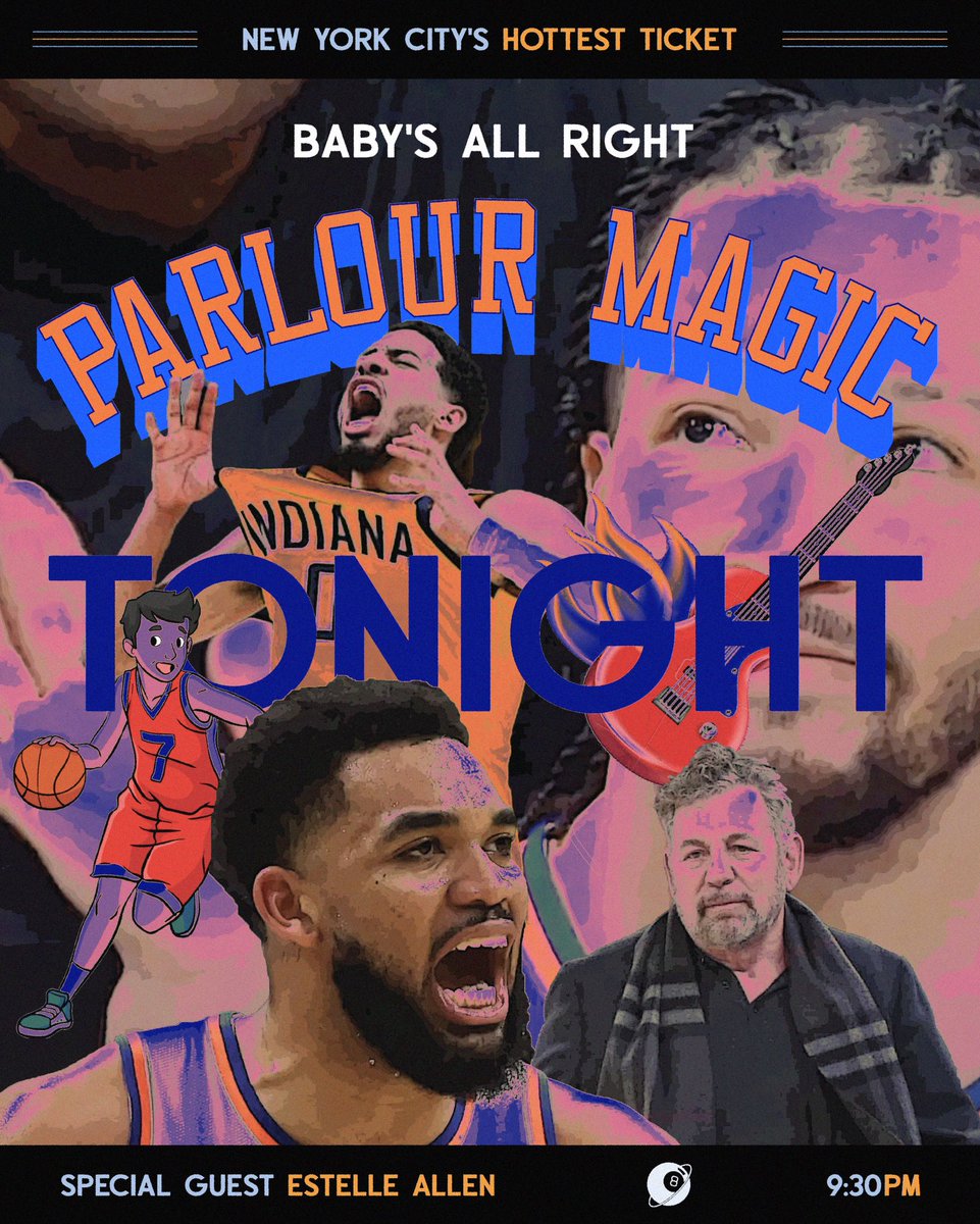 THE ONLY EVENT IN NYC THAT MATTERS TONIGHT - TICKETS: seetickets.us/event/parlour-…