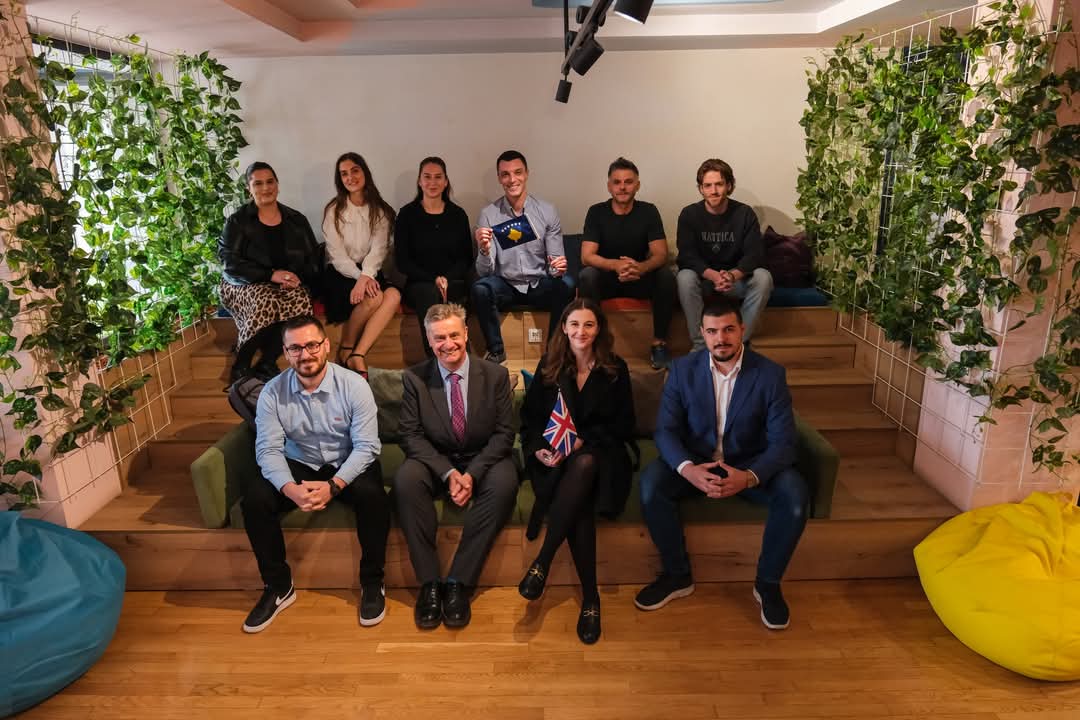 The first visit of 🇬🇧 His Majesty's Ambassador to Kosovo, HE Jonathan Hargreaves <a href="/UKinKosovo/">UK in Kosovo 🇬🇧</a>, marked a significant step for our community in strengthening UK-Kosovo ties in innovation, startups, technology, and entrepreneurship.