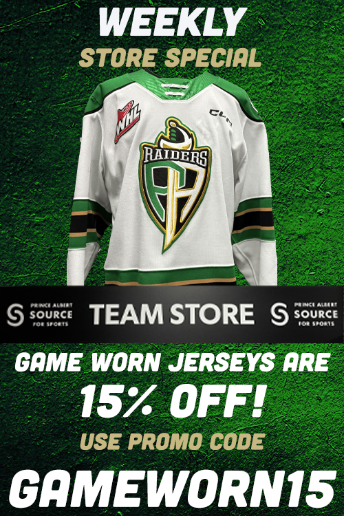 PARaidersHockey's tweet image. This week's featured store items are game worn jerseys! Use promo code GAMEWORN15 to save 15%

Check them out here: bit.ly/4kaNACk