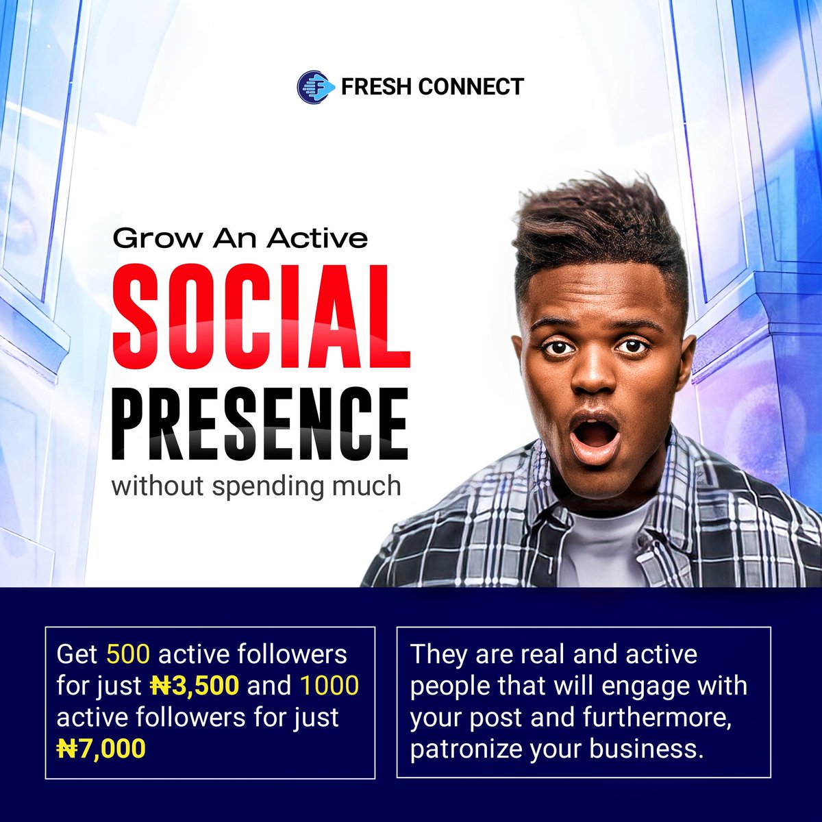 freshconnectpnl's tweet photo. ⚠️ Tired of FAKE followers that don’t engage?
Want REAL followers that actually engage? 📊🏅
You can only get them here⤵️
https://t.co/6T3nQX4elN

#GrowWithFreshConnect #FreshConnectPanel  #RealFollowers #realandactive #organic #smallbusiness #Bullish https://t.co/tXnF2pzjpA