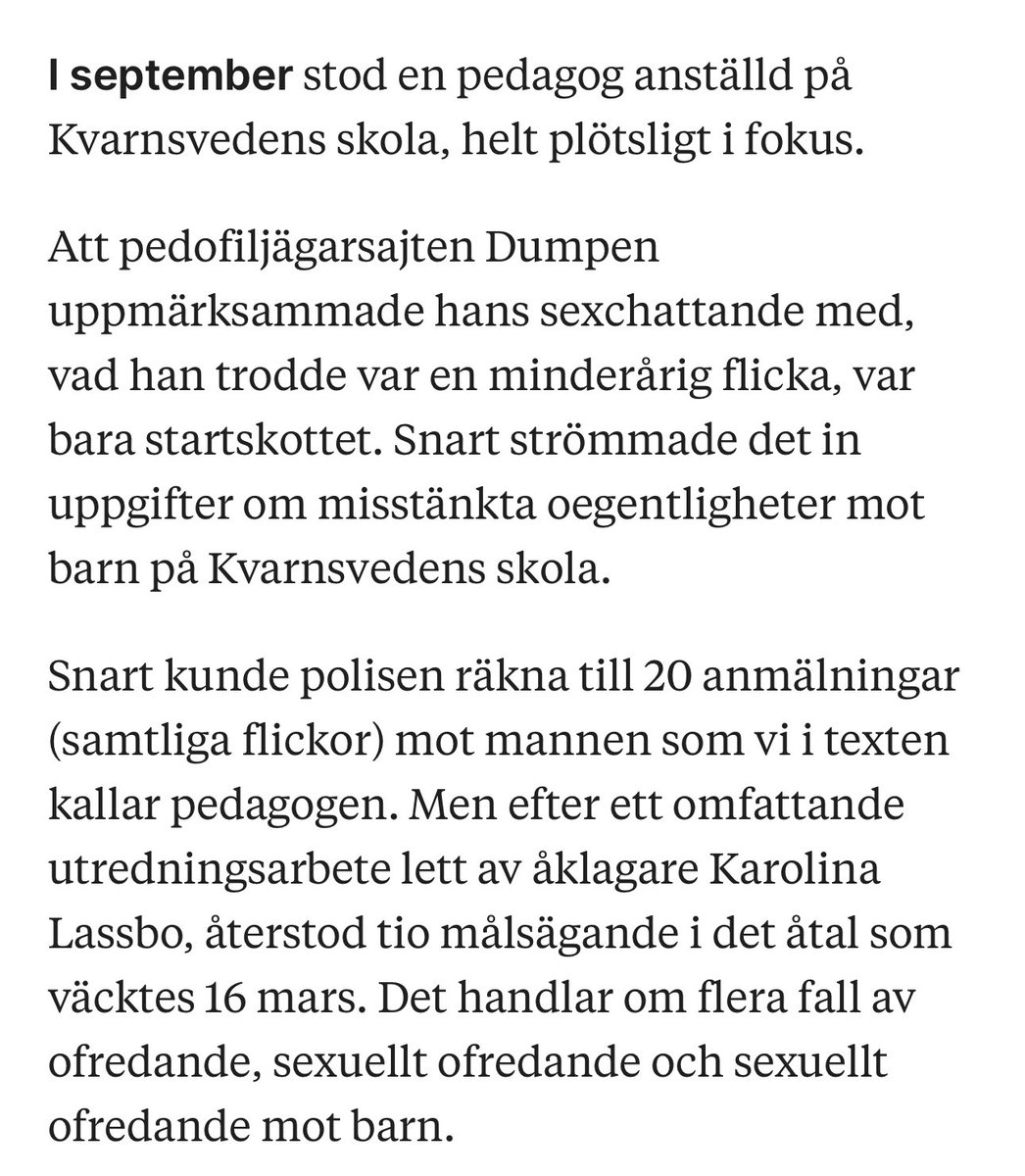 Likt rökare som är så vana vid sin egen röklukt att de inte känner stanken, är svenska folket så invant vid tystnadskulturen kring sexualbrott mot barn att den sitter inpyrd i väggarna utan att man ens märker den. 

Vi tar tystnadskulturen för given. 

Den stigmatisering som