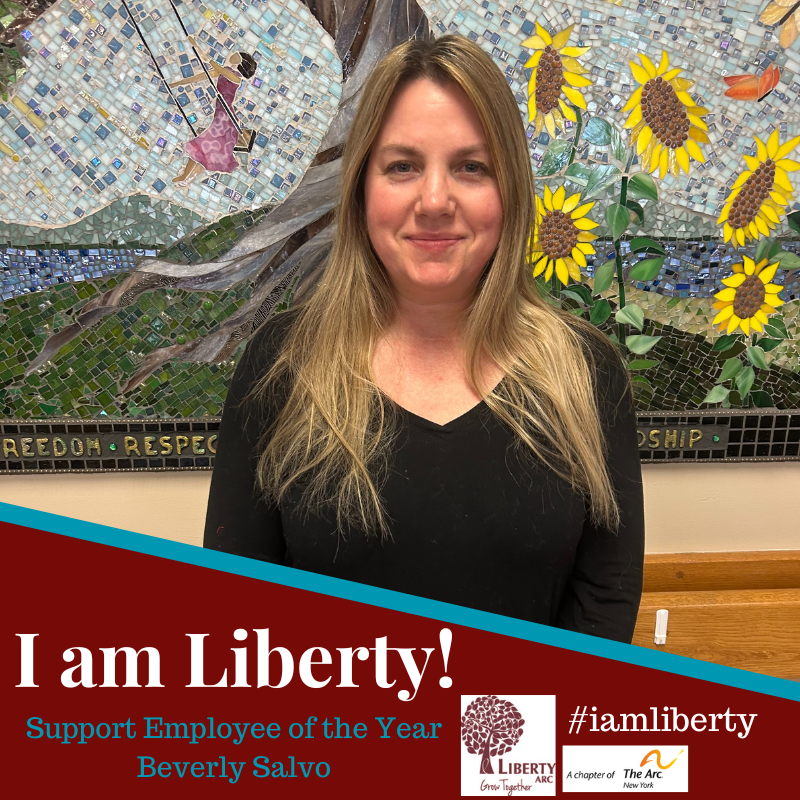 The next Liberty ARC Employee of the Year winner we would like to recognize is Bev Salvo! 

Bev is an Administrative Assistant in the agency’s Public Relations (PR) and Development Department and received the Support Employee of the Year award.

You can read more about Bev here: